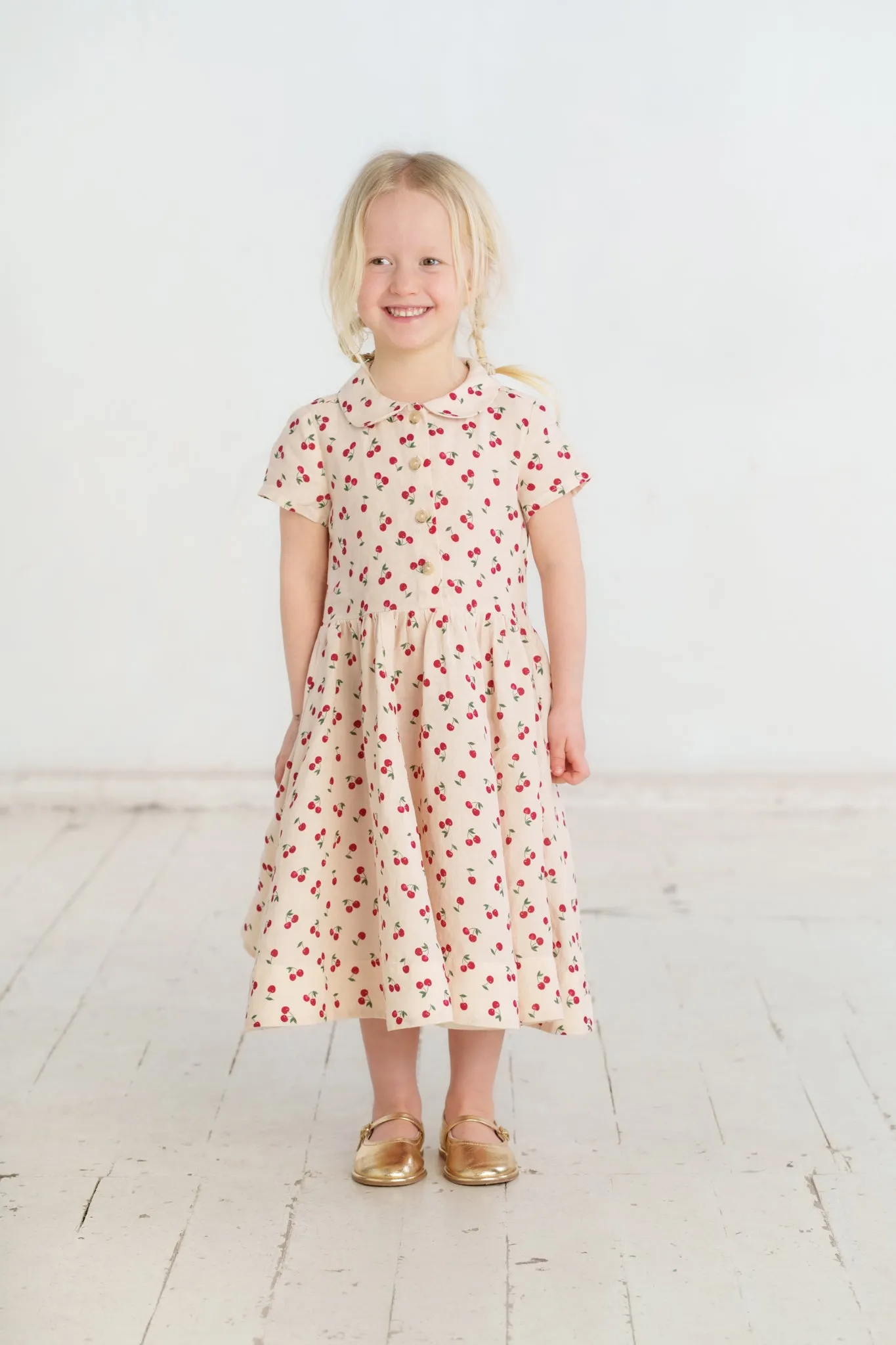 Mini Me Classic Dress, Short Sleeve sold by Son de Flor product image thumbnail 4