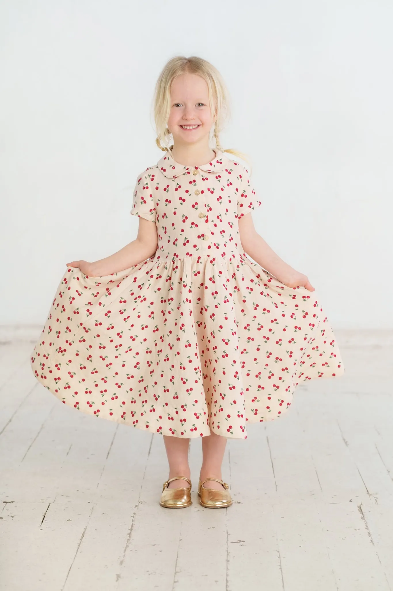 Mini Me Classic Dress, Short Sleeve sold by Son de Flor product image thumbnail 5