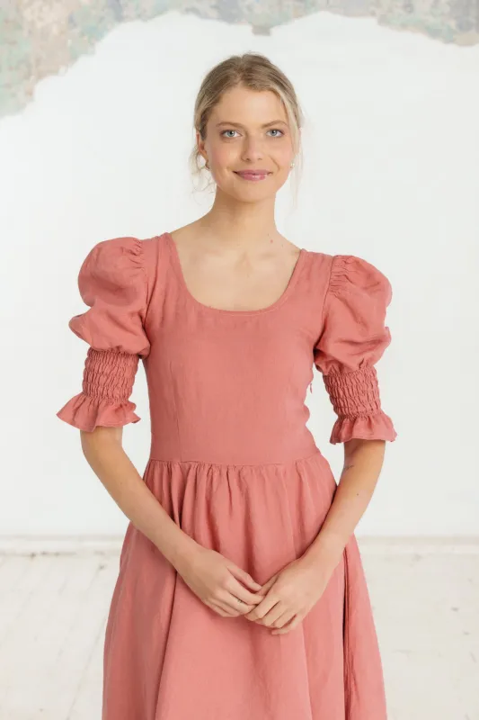 Rebecca Dress, Short Sleeve sold by Son de Flor