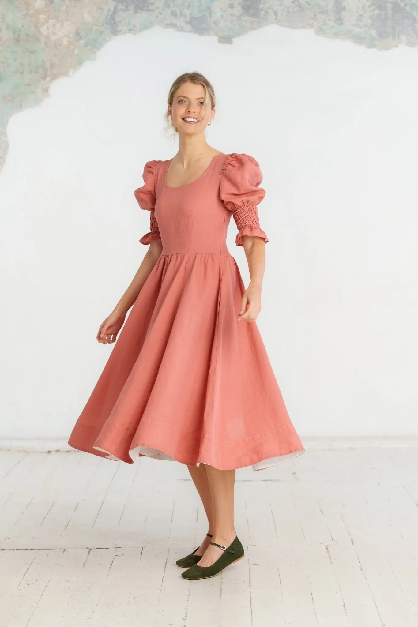 Rebecca Dress, Short Sleeve sold by Son de Flor product image thumbnail 3