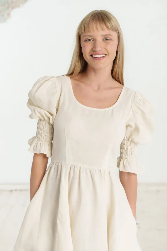 Mini Rebecca Dress, Short Sleeve sold by Son de Flor
