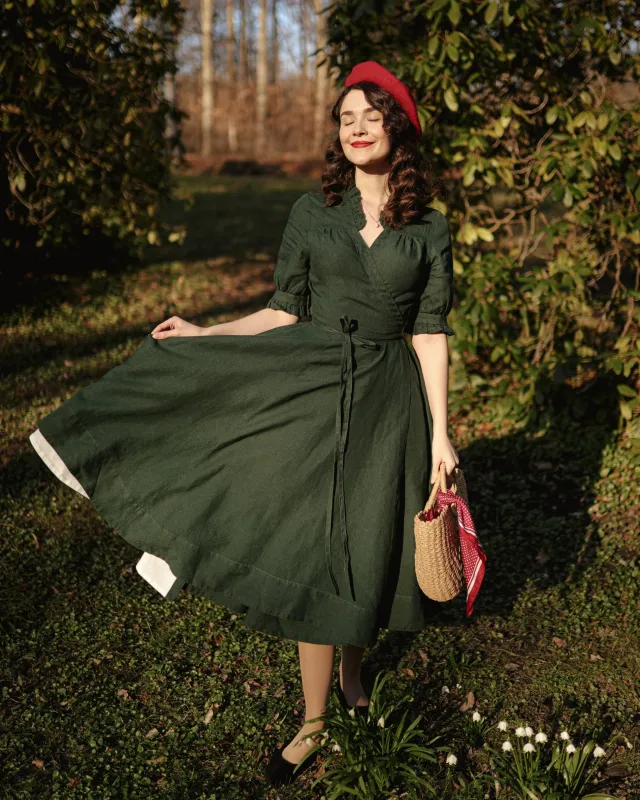 Darcy Dress, Short Sleeve sold by Son de Flor