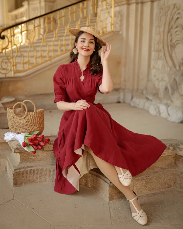 Darcy Dress, Short Sleeve sold by Son de Flor