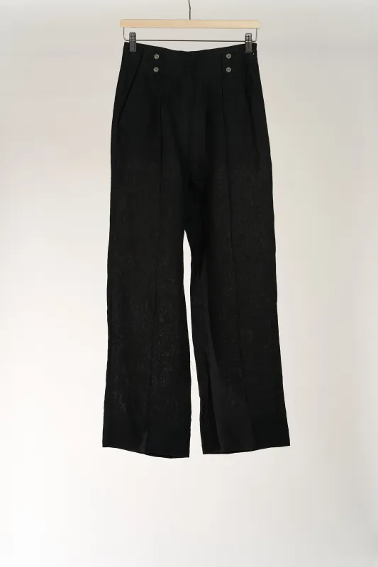Black Pansy Stella Trousers sold by Son de Flor