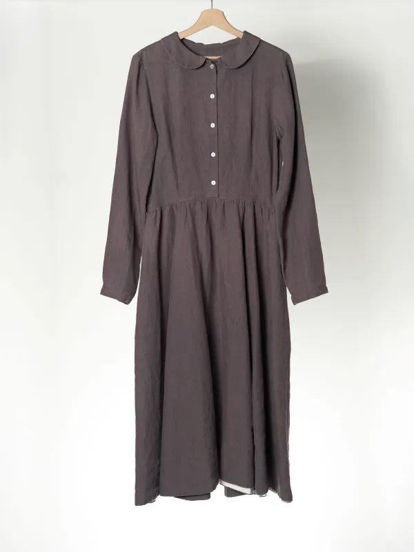 Classic Dress, Lavender Grey, Long Sleeve sold by Son de Flor