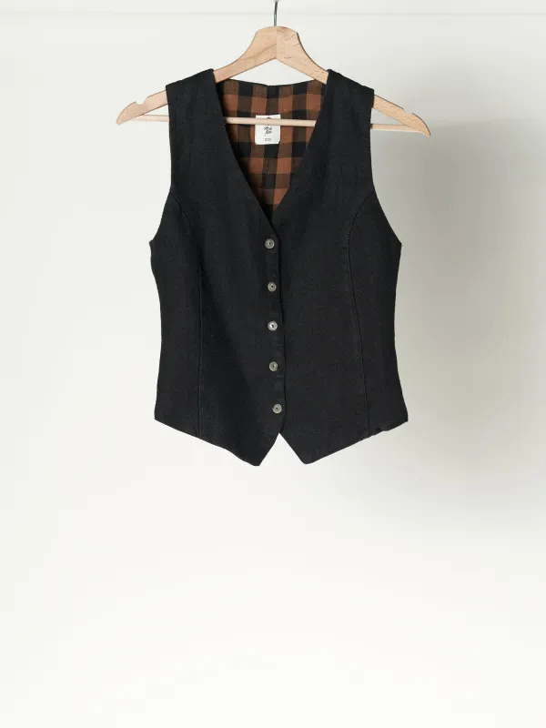 Black Pansy, Classic Vest, Sleeveless sold by Son de Flor