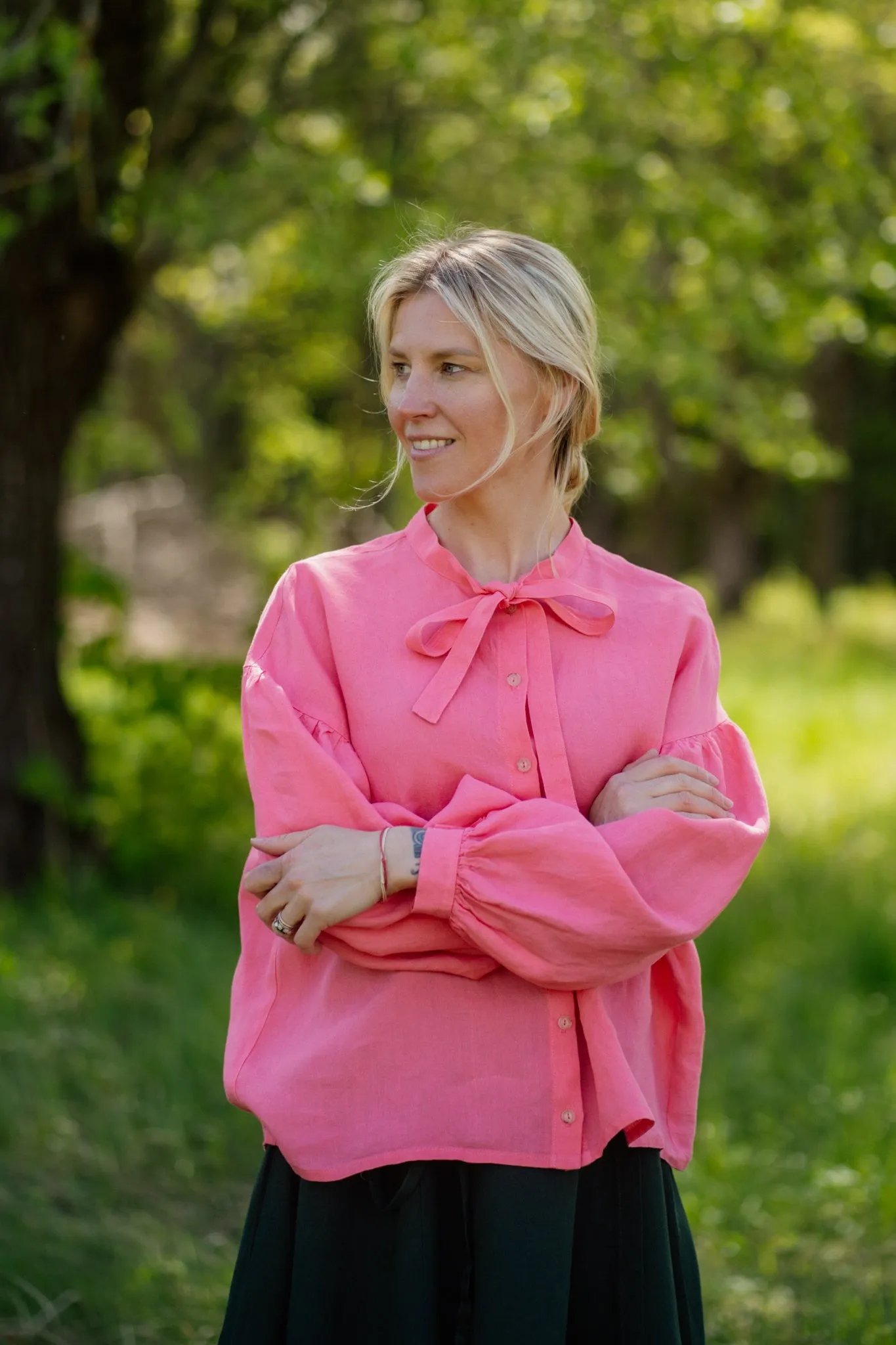 Clementine Shirt, Long Sleeve sold by Son de Flor