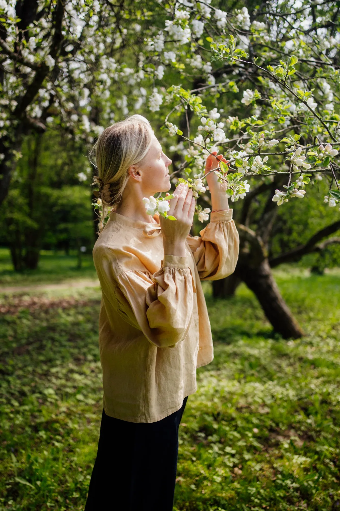 Clementine Shirt, Long Sleeve sold by Son de Flor