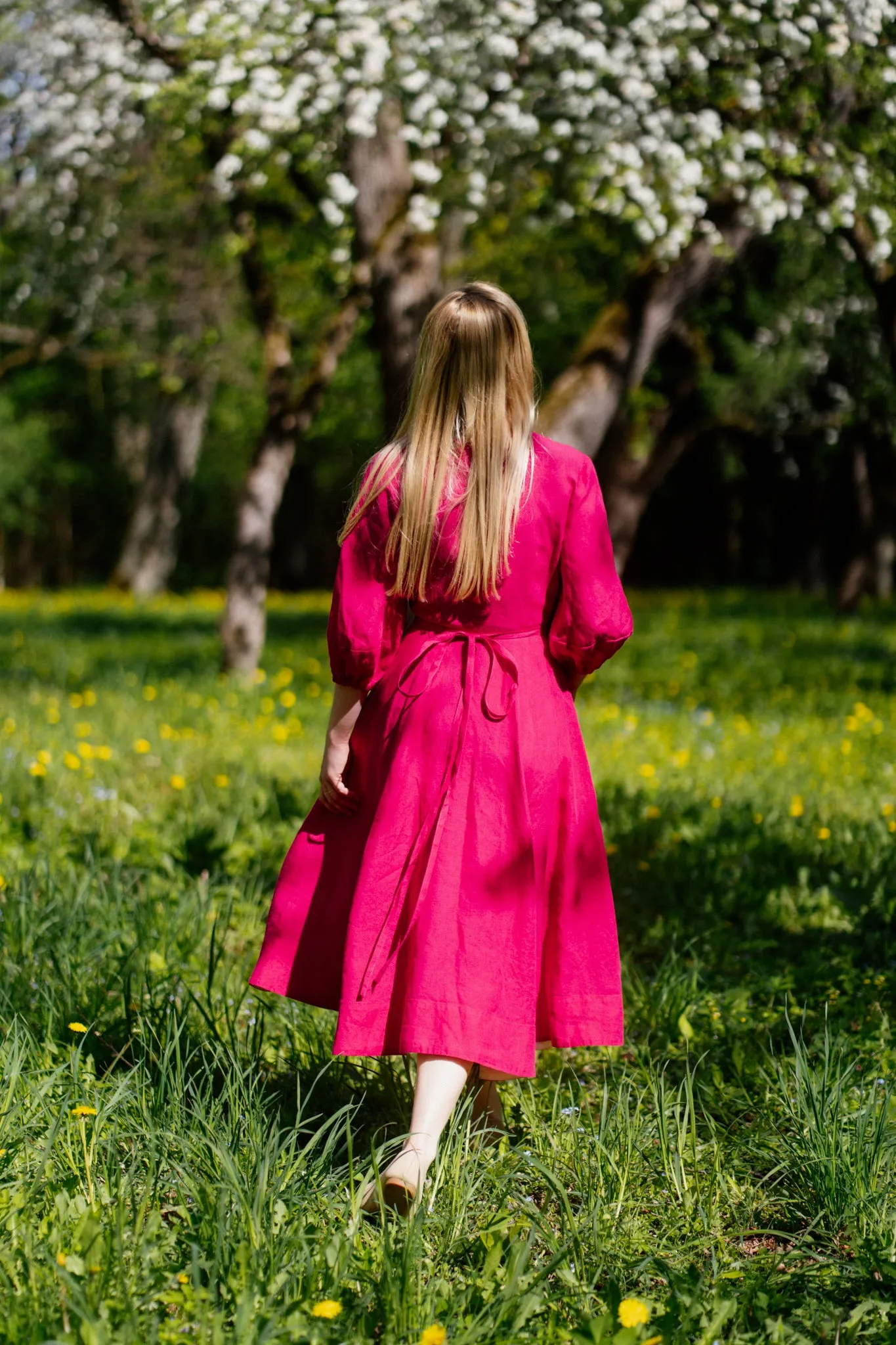 Wrap Gaia Dress, 3/4 Sleeve sold by Son de Flor product image thumbnail 4