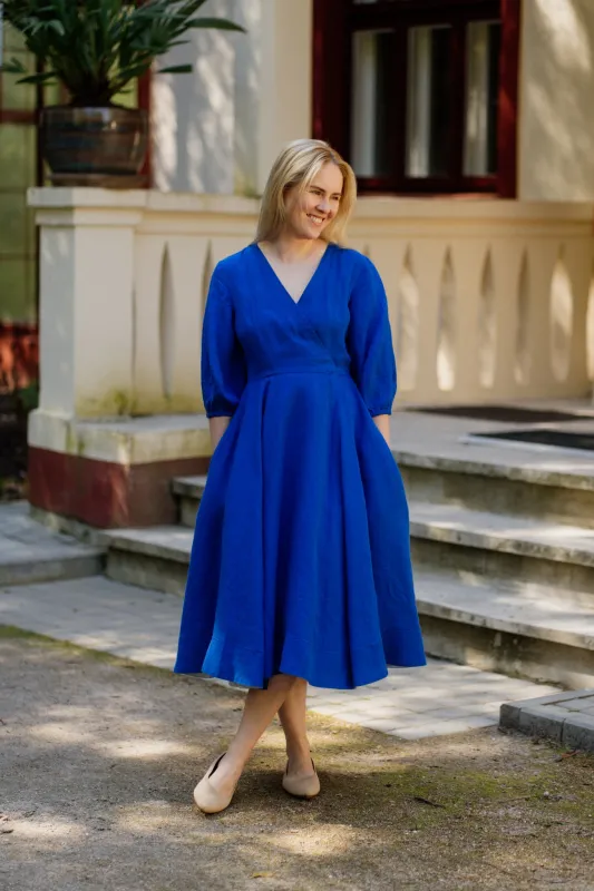 Wrap Gaia Dress, 3/4 Sleeve sold by Son de Flor