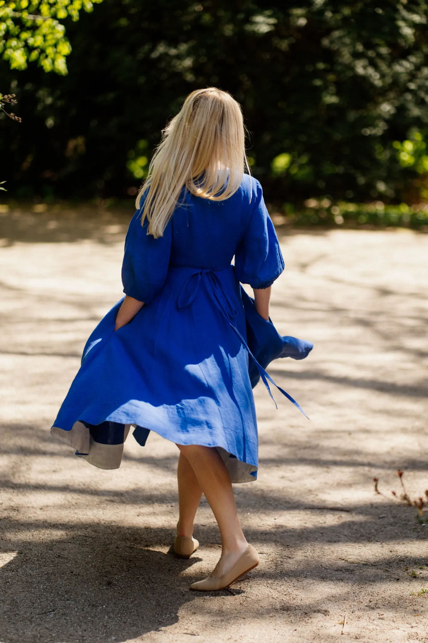 Wrap Gaia Dress, 3/4 Sleeve sold by Son de Flor product image thumbnail 3