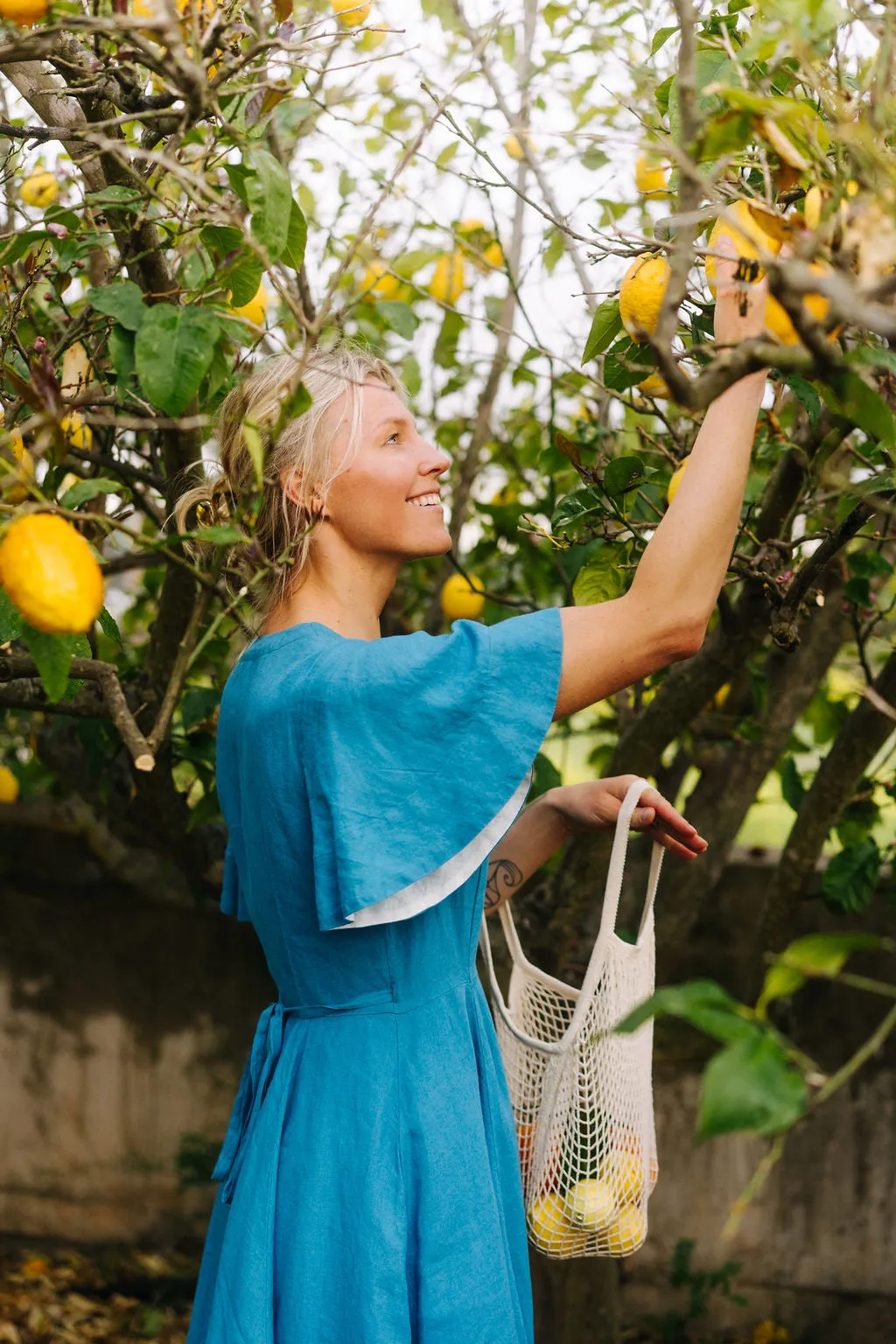 Wrap Dress, Butterfly Sleeve sold by Son de Flor product image thumbnail 2