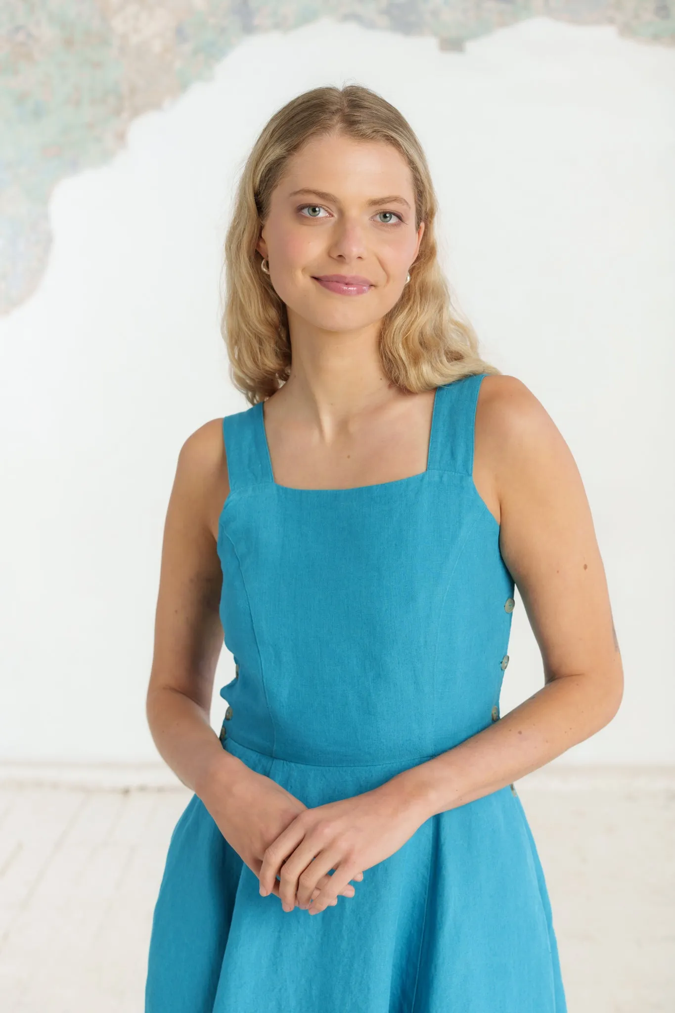 Pinafore Dress, Sleeveless sold by Son de Flor product image thumbnail 2