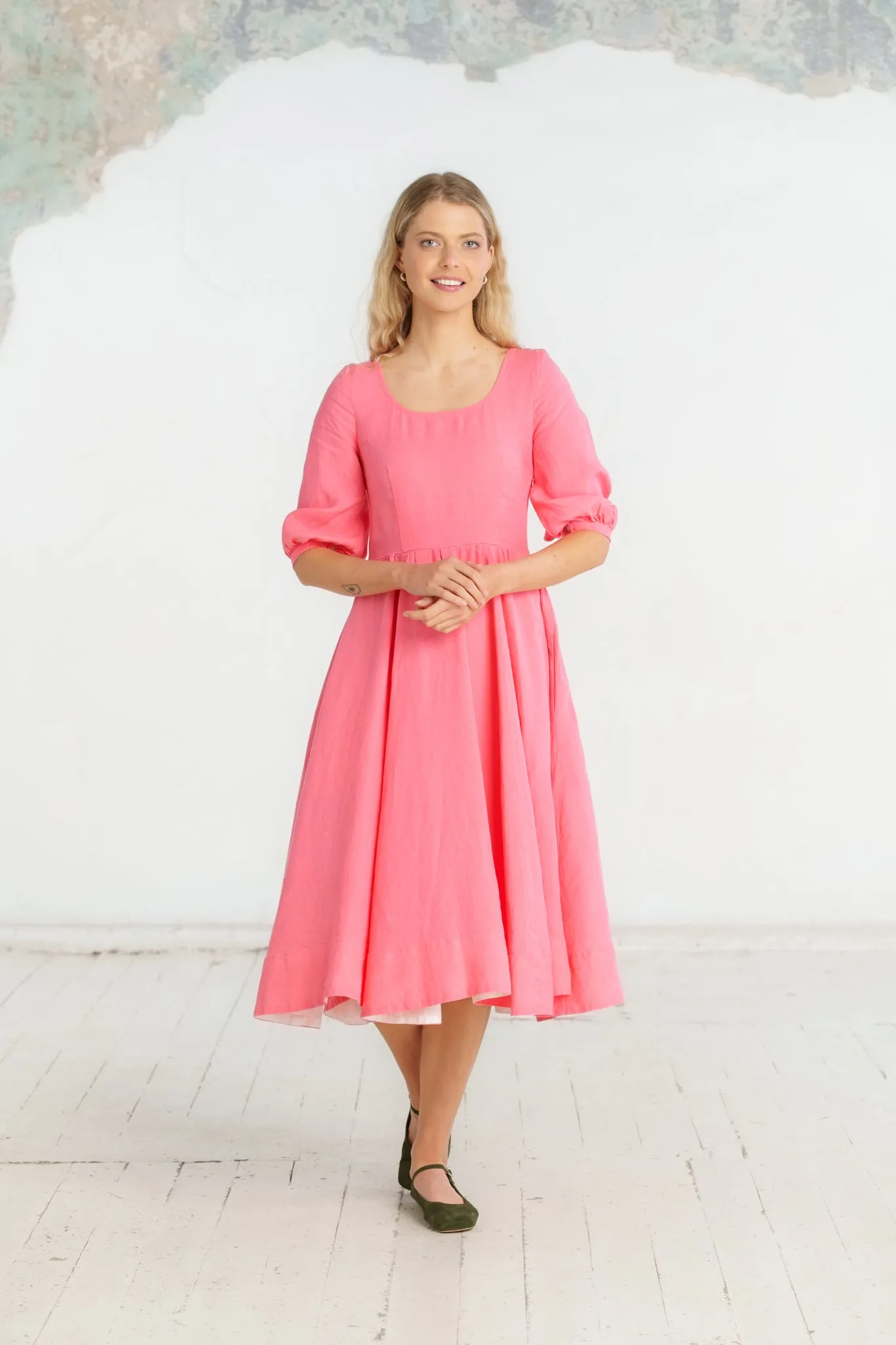 Carmen Dress, 3/4 Sleeve sold by Son de Flor product image thumbnail 4