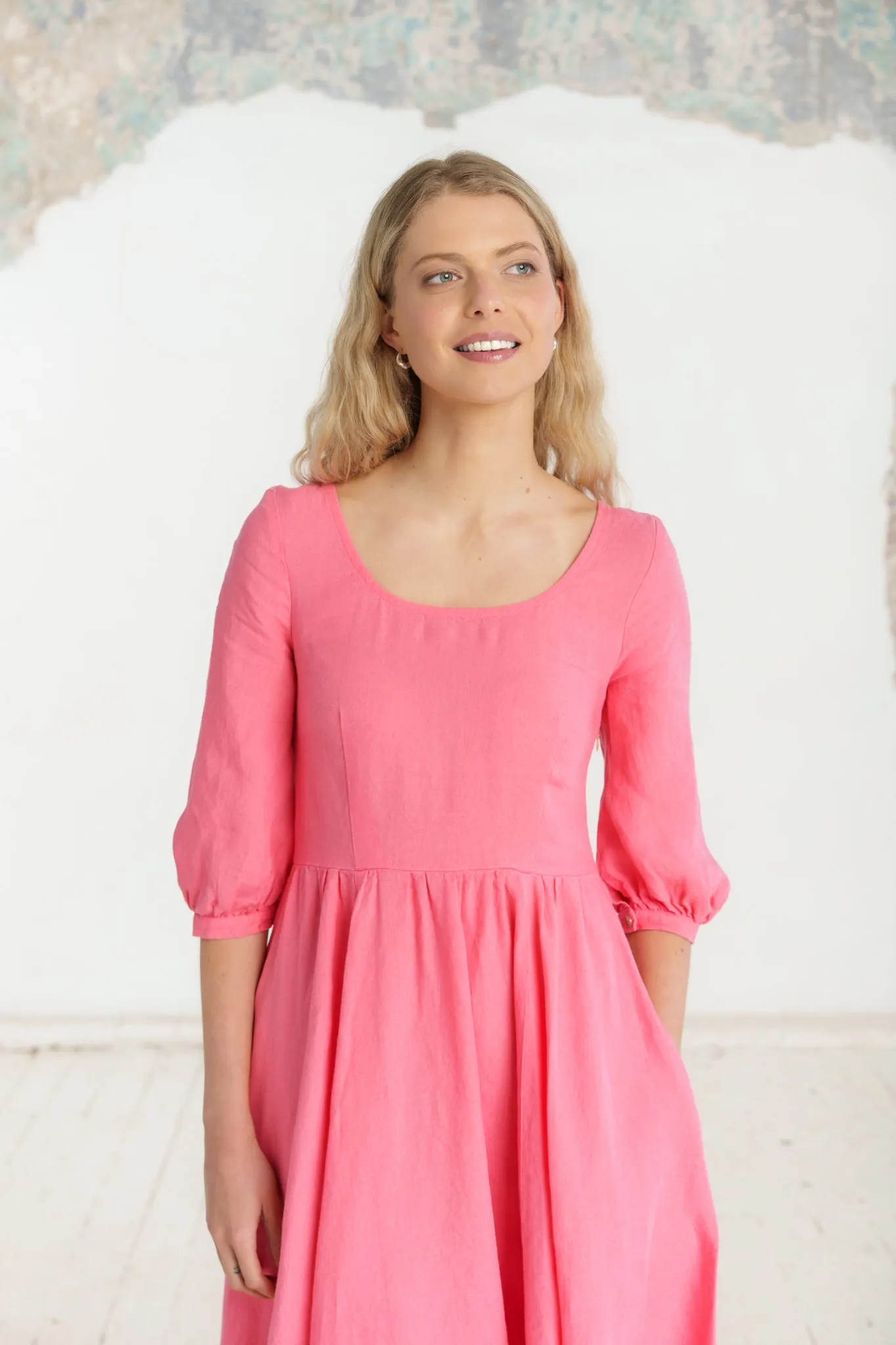 Carmen Dress, 3/4 Sleeve sold by Son de Flor product image thumbnail 3