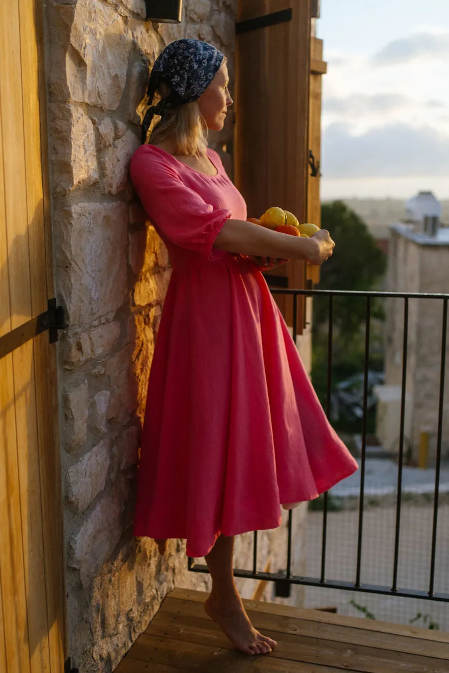 Carmen Dress, 3/4 Sleeve sold by Son de Flor