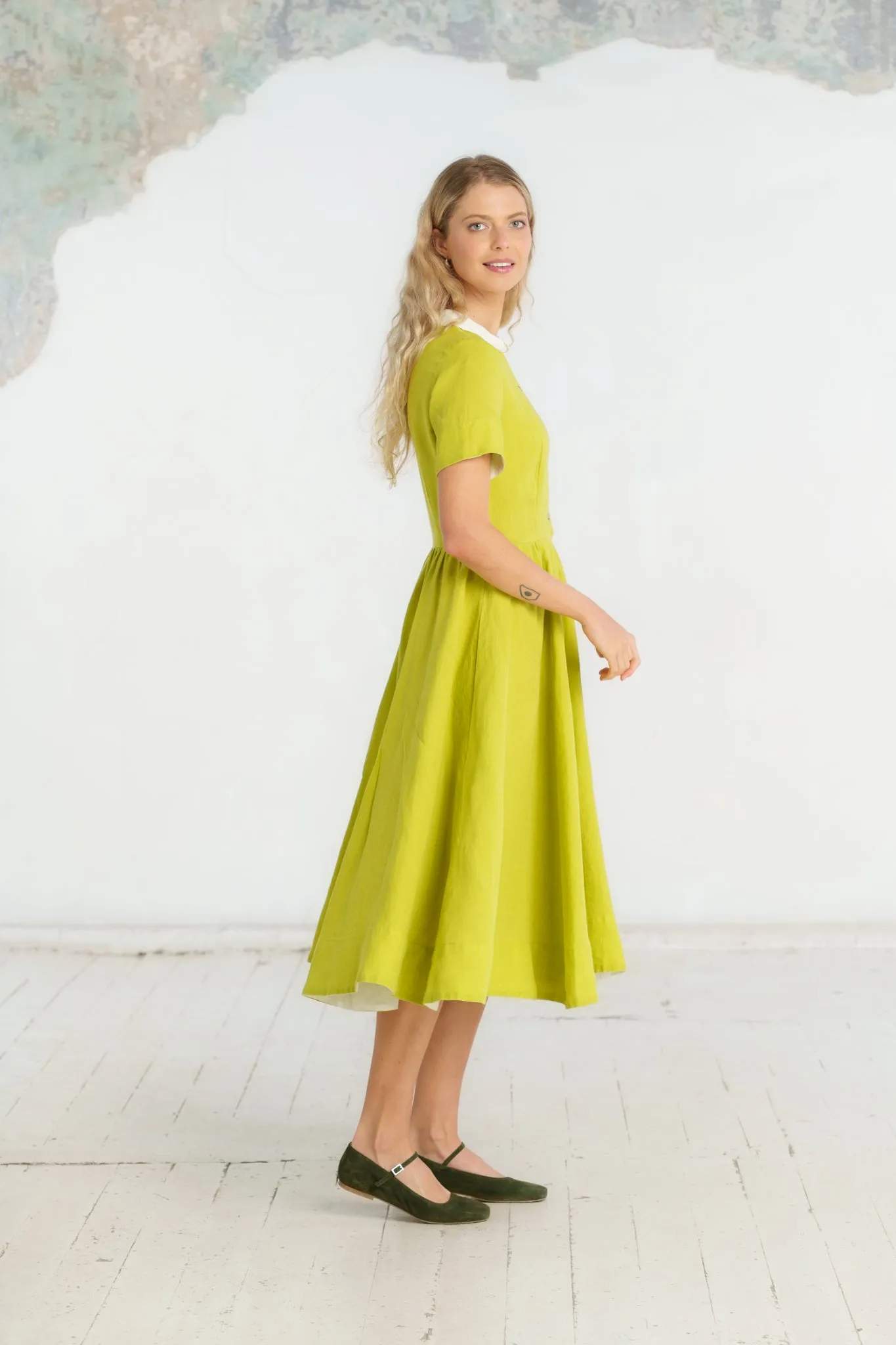 Classic Dress, Short Sleeve sold by Son de Flor product image thumbnail 4
