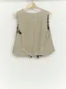 Natural Linen Classic Vest, Sleeveless sold by Son de Flor