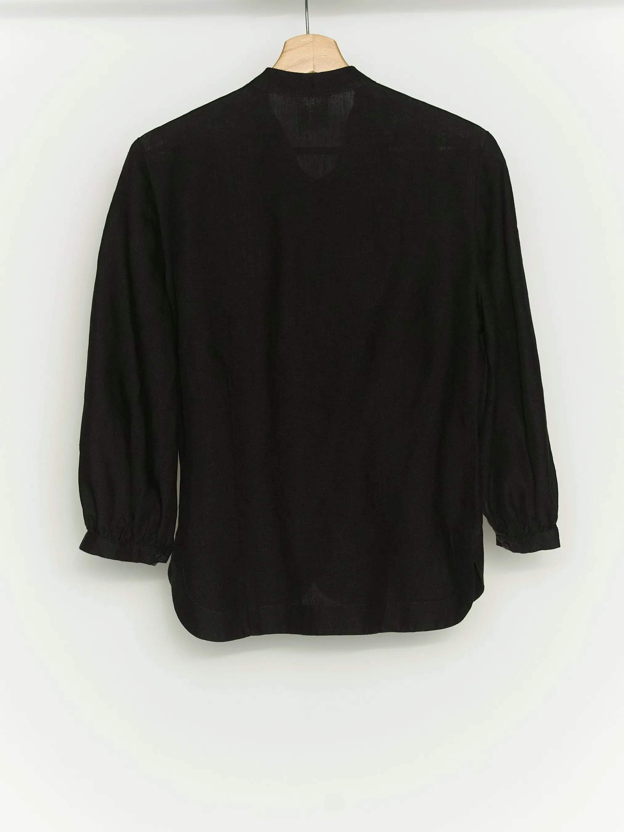 Black Pansy Jasmine Shirt, 3/4 Sleeve sold by Son de Flor product image thumbnail 2