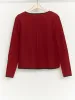 Wool Jacket Red Poppy (One Button) sold by Son de Flor