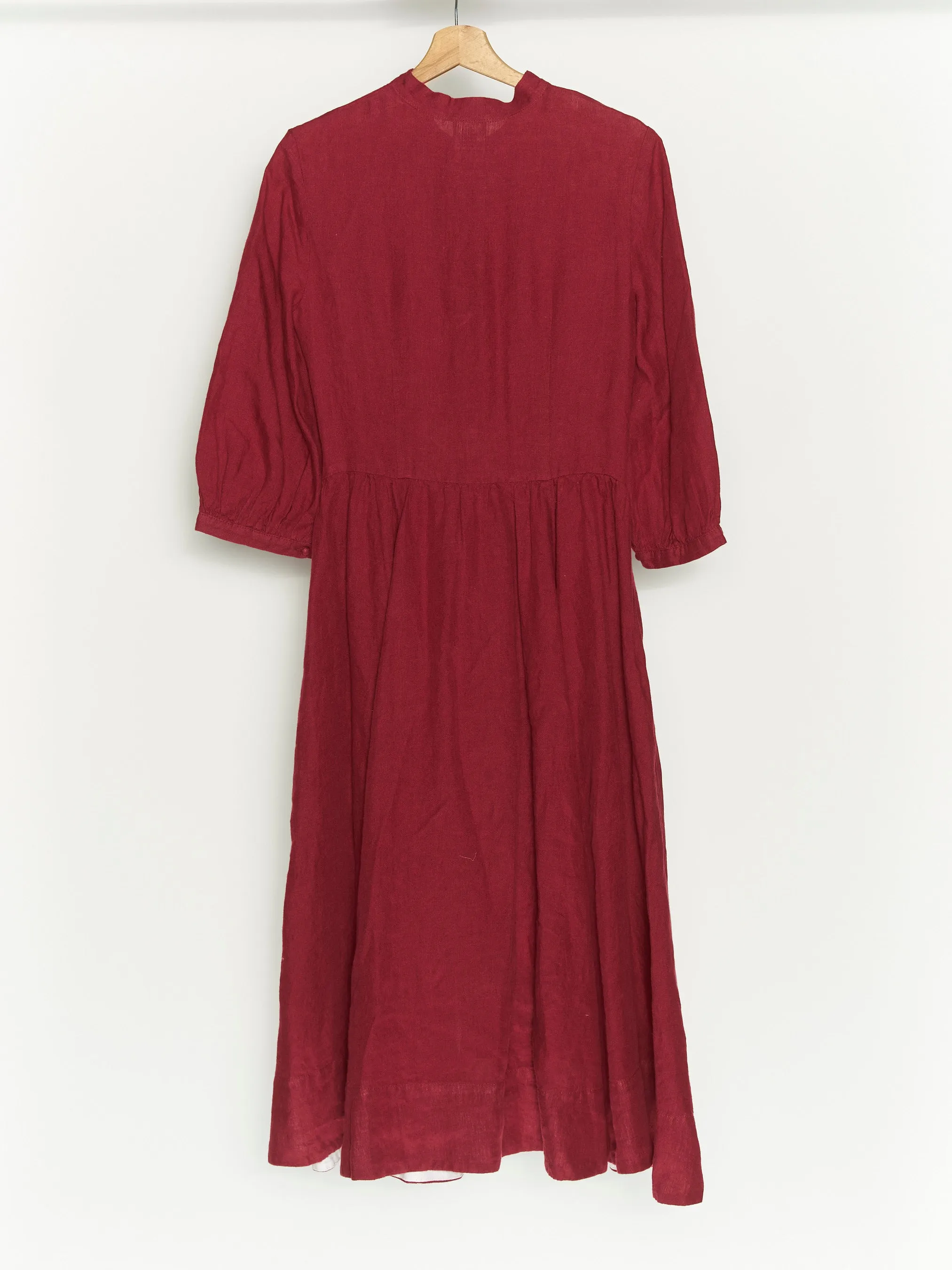 Marsala Red Jasmine Dress, 3/4 Sleeve sold by Son de Flor product image thumbnail 2