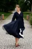 Diane – V-Neck Linen Midi Dress sold by Son de Flor