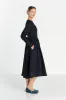 Diane – V-Neck Linen Midi Dress sold by Son de Flor