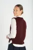 Elaine – Merino Wool Vest with V-Neckline sold by Son de Flor