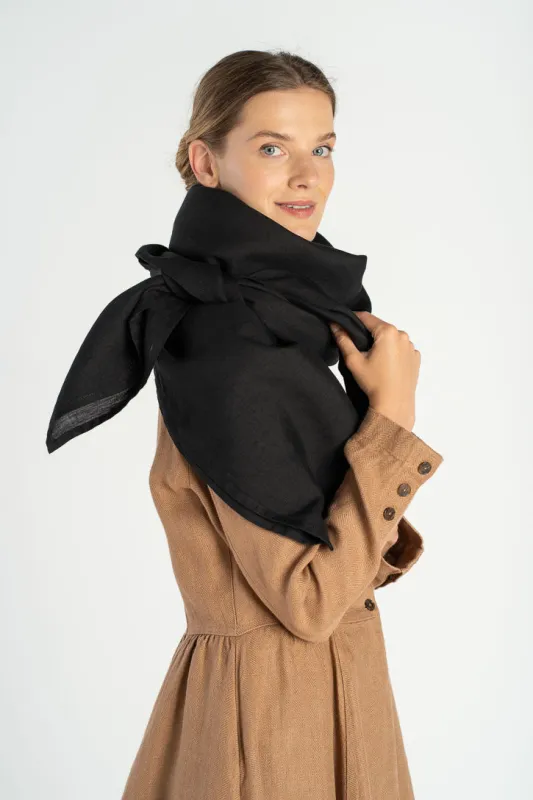 Palisandra – Linen Square Scarf sold by Son de Flor