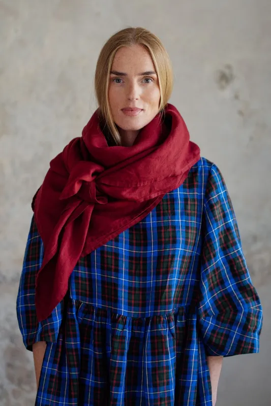 Palisandra – Linen Square Scarf sold by Son de Flor