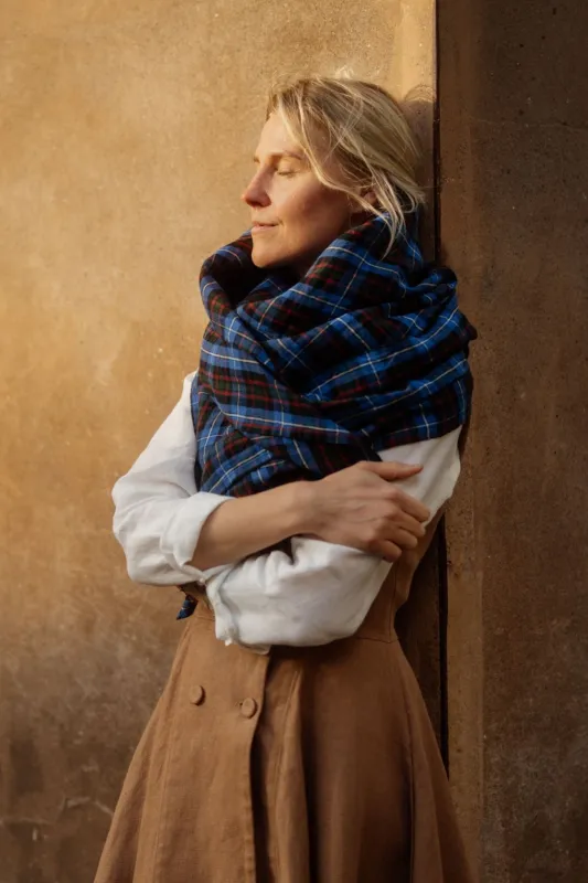 Palisandra – Linen Square Scarf sold by Son de Flor