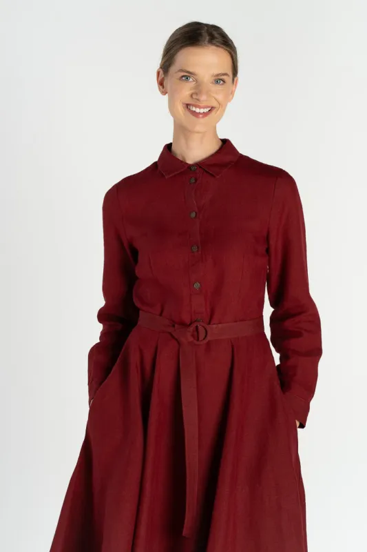Round Buckle – Linen Belt sold by Son de Flor