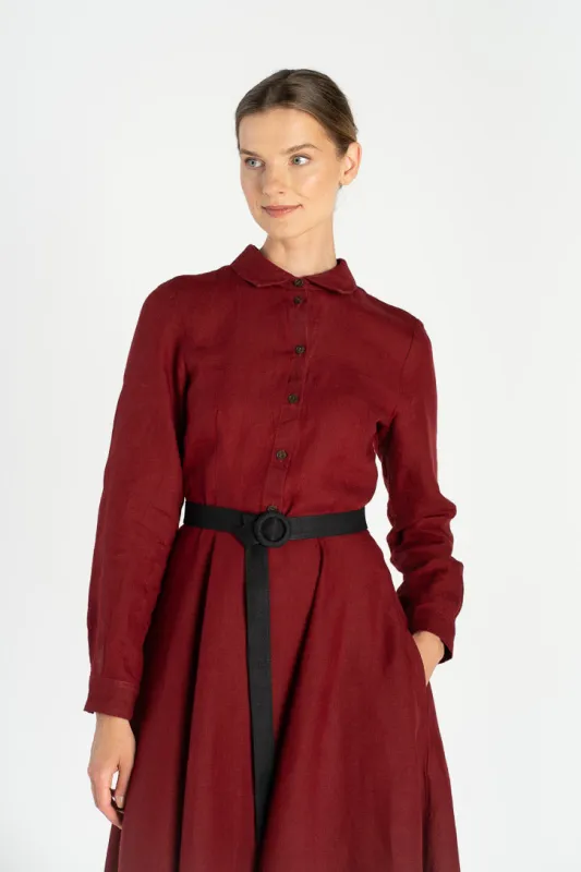 Round Buckle – Linen Belt sold by Son de Flor