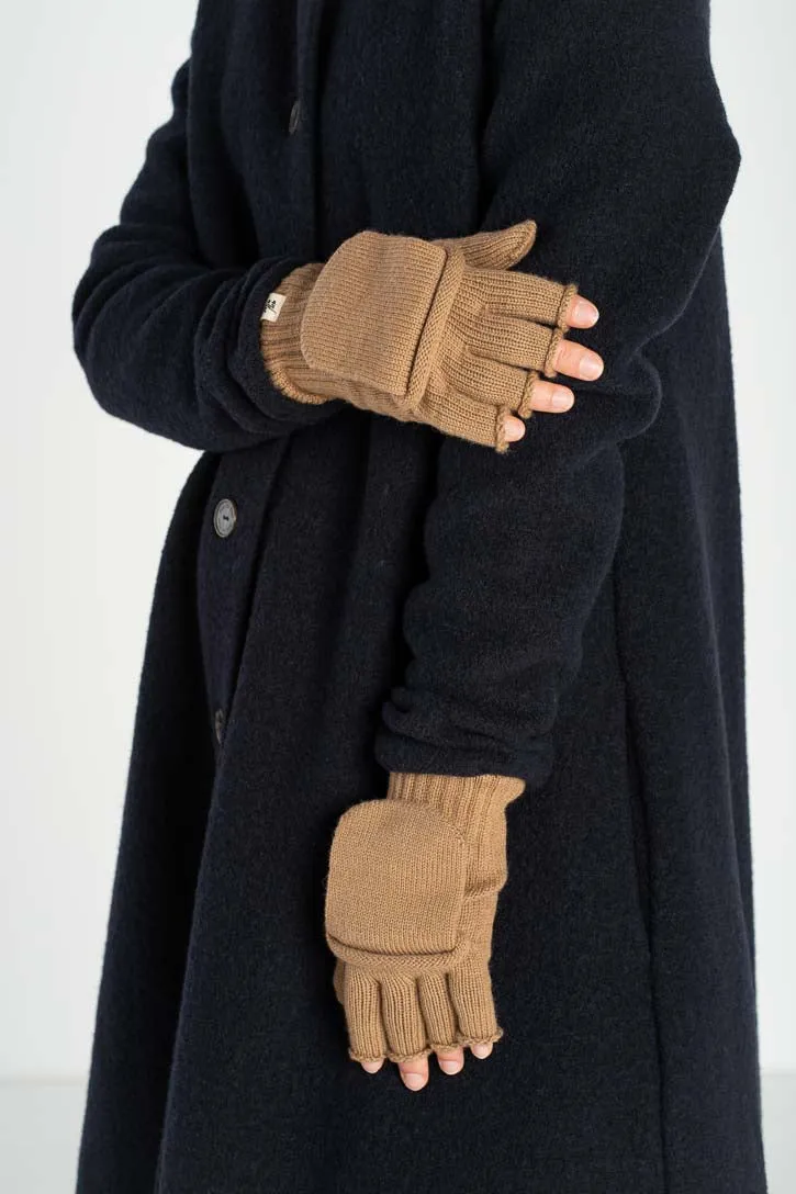 Fingerless Mittens – Merino Wool with Finger Cover sold by Son de Flor product image thumbnail 5