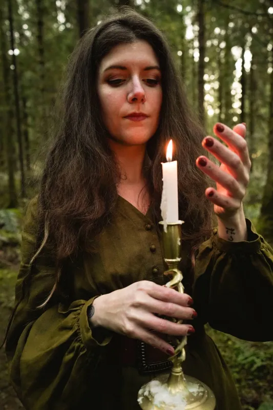 Diane Dress, Rosemary Green, Long Sleeve sold by Son de Flor