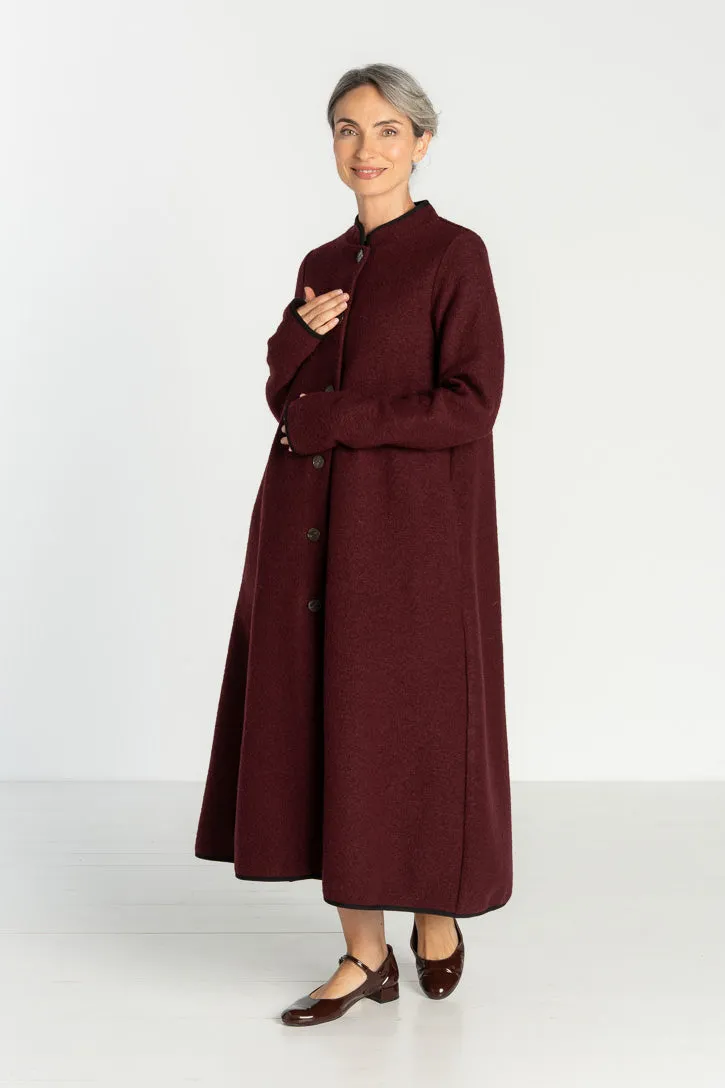Classic – Virgin Wool Coat with Thumbhole Sleeves sold by Son de Flor product image thumbnail 4