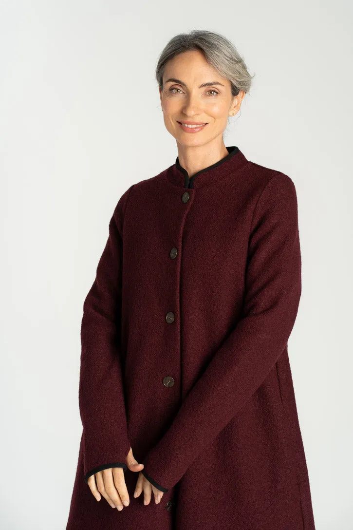 Classic – Virgin Wool Coat with Thumbhole Sleeves sold by Son de Flor product image thumbnail 5