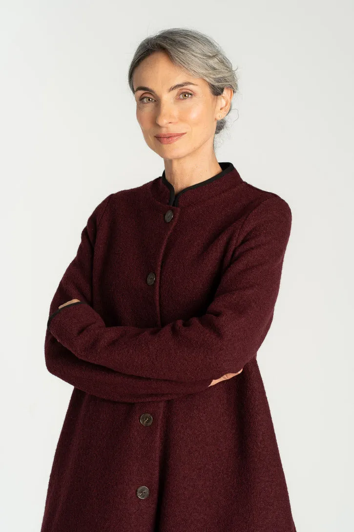 Classic – Virgin Wool Coat with Thumbhole Sleeves sold by Son de Flor product image thumbnail 2