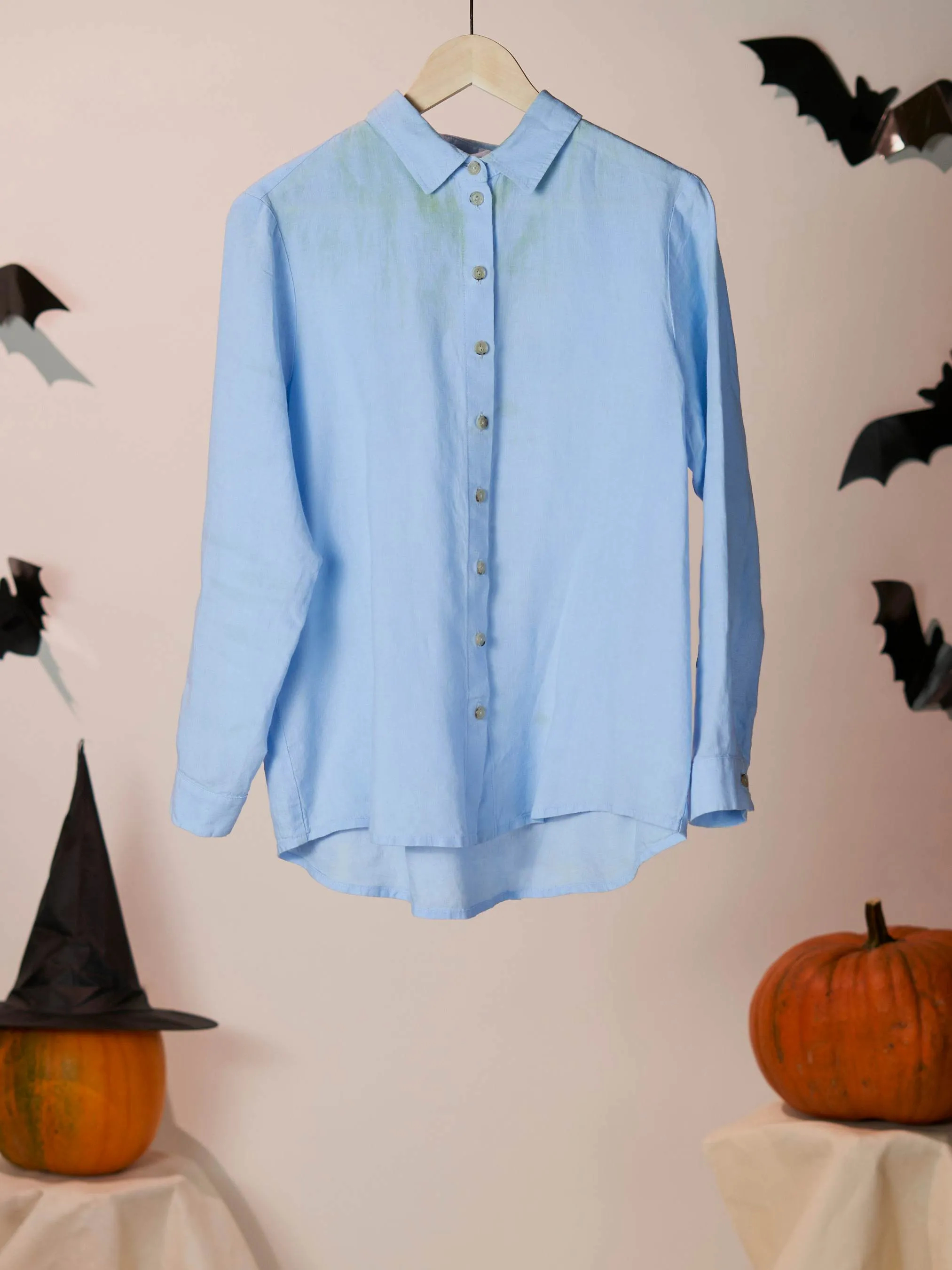 Skye Blue, Ona Shirt, Long Sleeve sold by Son de Flor