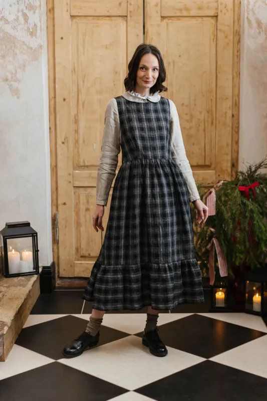 Ivy – Adjustable Tie Linen Dress sold by Son de Flor