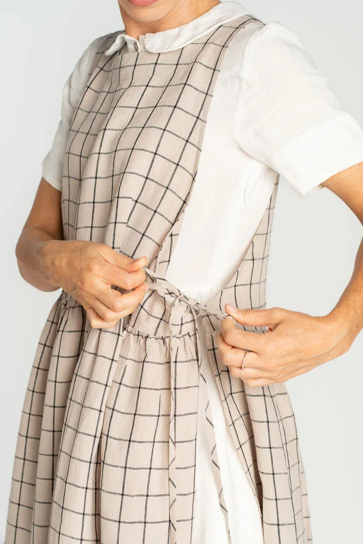 Ivy – Adjustable Tie Linen Dress sold by Son de Flor product image thumbnail 4