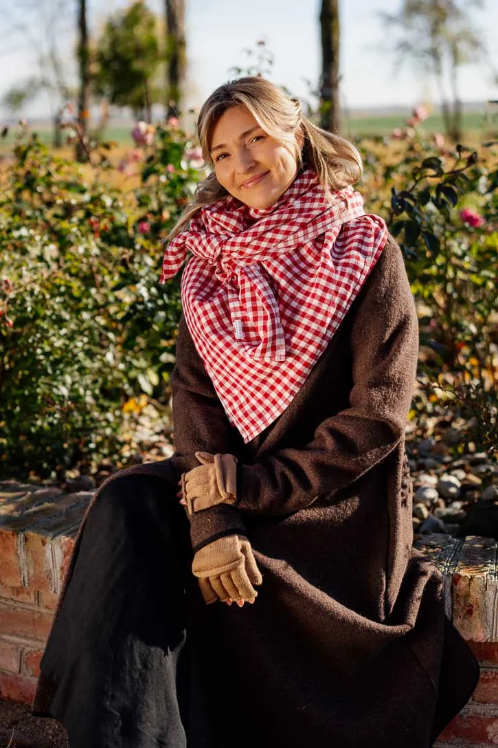 Palisandra – Linen Square Scarf sold by Son de Flor product image thumbnail 2