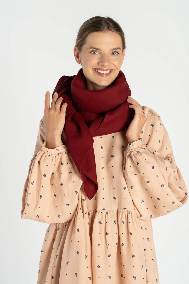 Palisandra – Linen Square Scarf sold by Son de Flor product image thumbnail 5