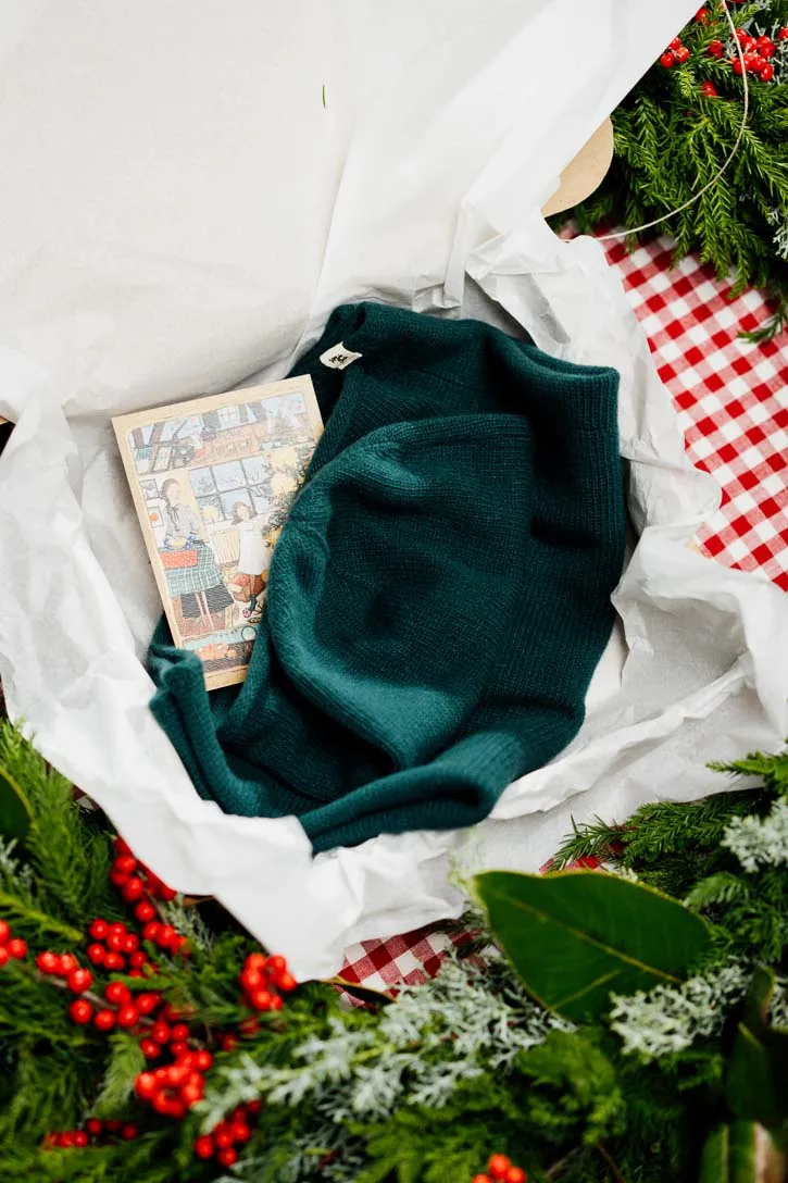 Junko – Merino Wool & Cashmere Shawl and Hat Gift Set sold by Son de Flor product image thumbnail 4