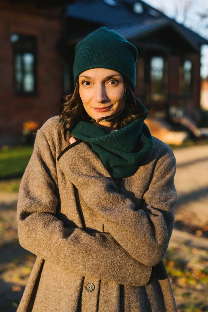 Junko – Merino Wool & Cashmere Shawl and Hat Gift Set sold by Son de Flor product image thumbnail 3