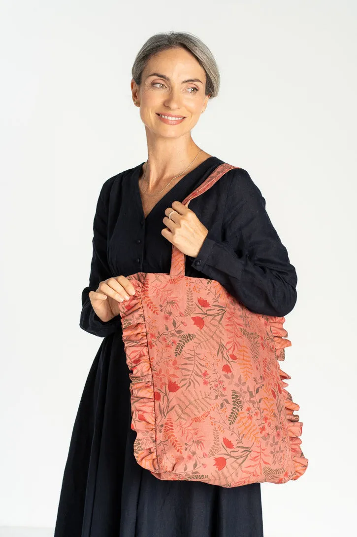 Ruffle Tote Bag sold by Son de Flor product image thumbnail 4