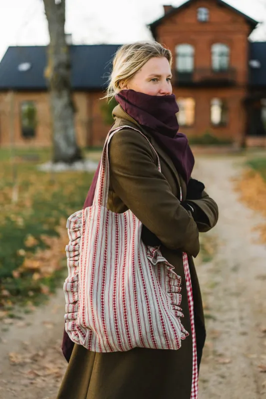 Ruffle Tote Bag sold by Son de Flor