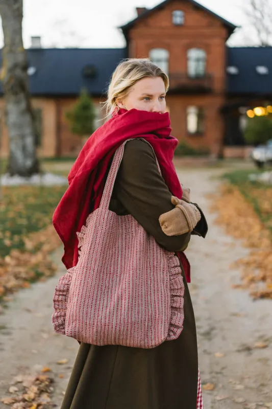 Ruffle Tote Bag sold by Son de Flor
