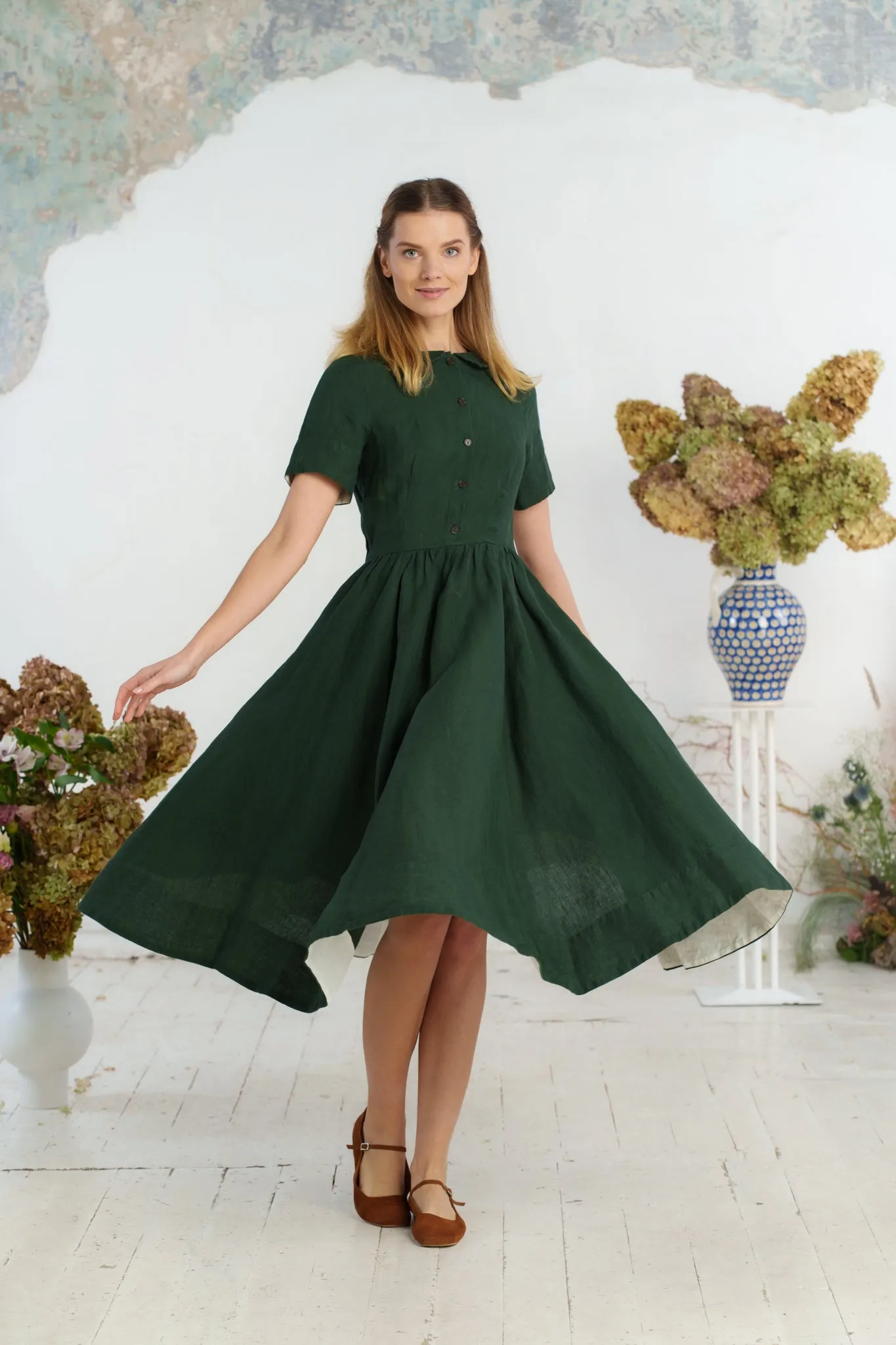Classic Dress, Short Sleeve sold by Son de Flor product image thumbnail 2