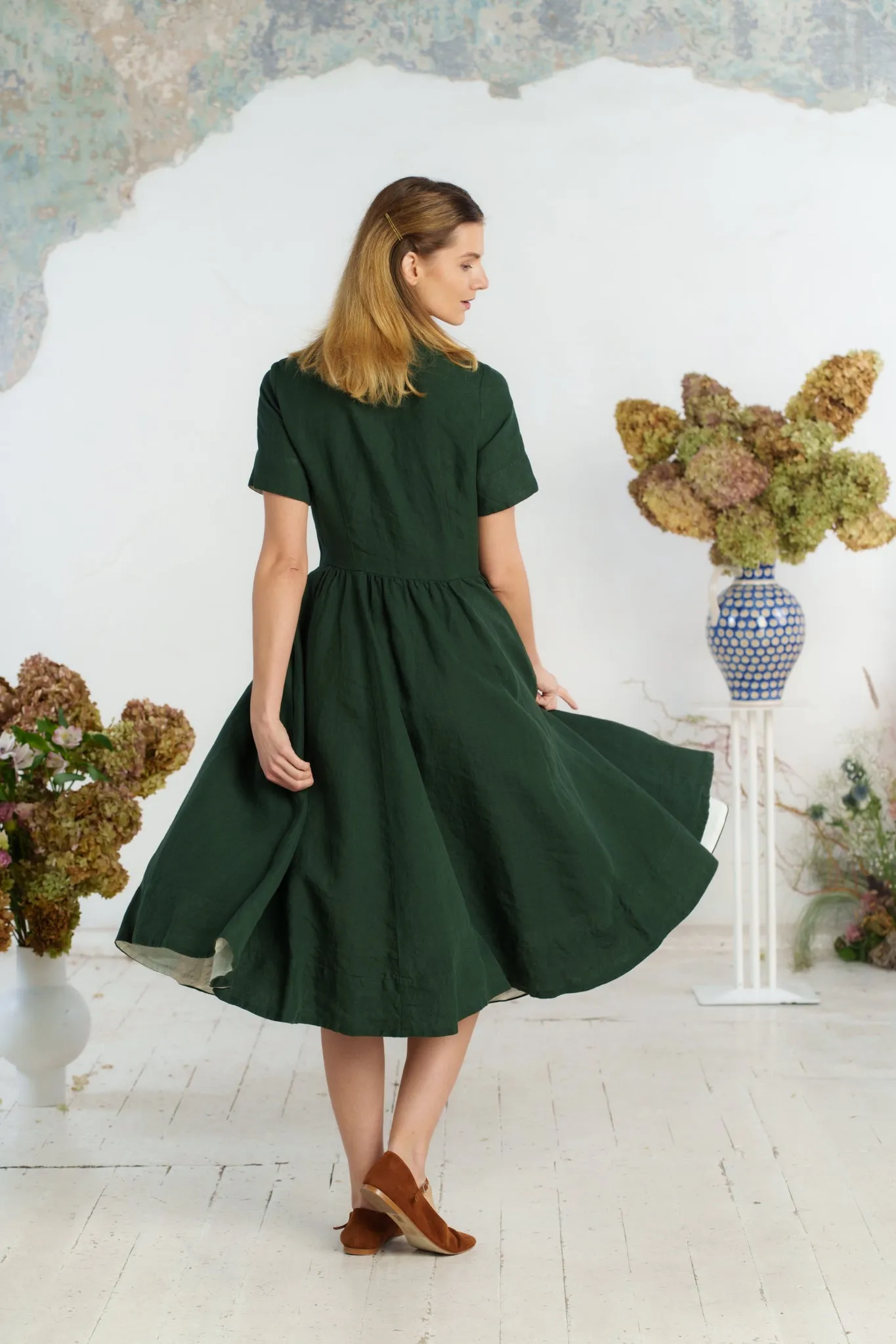 Classic Dress, Short Sleeve sold by Son de Flor product image thumbnail 5